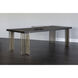 Alto 94.5 X 43.5 inch Espresso / Antique Brass Dining Table